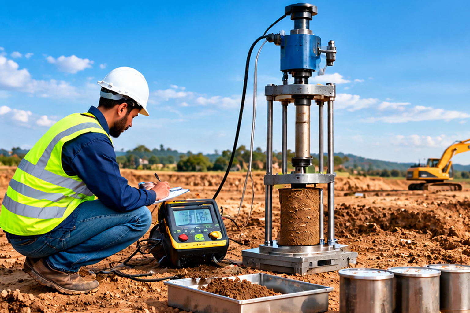OM Test House Geotechnical Investigation and Material Testing